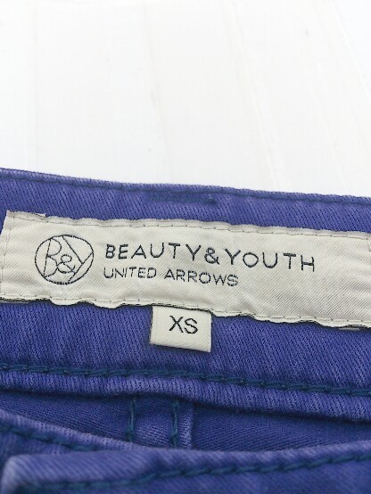 ◇ BEAUTY & YOUTH UNITED ARROWS ストレッチ デニム スキニー パンツ サイズＸＳ パープル メンズ_画像4