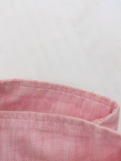 ◇ ◎ EDIFICE エディフィス リネン混 ホリゾンタルカラー 長袖 シャツ サイズ44 ピンク系 メンズの画像5