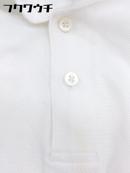 ◇ EDIFICE エディフィス 五分袖 ポロシャツ サイズS ホワイト メンズ_画像6