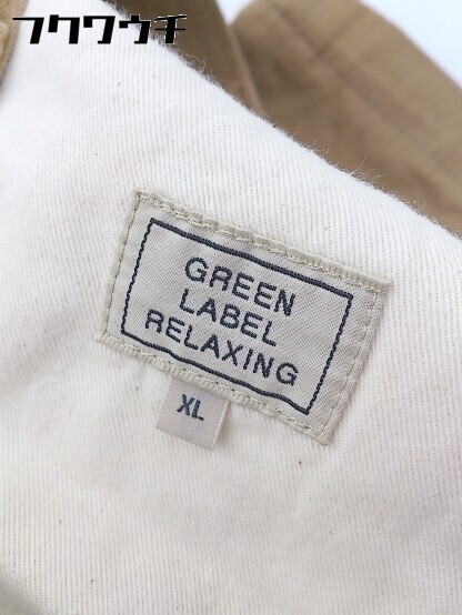 ◇ green label relaxing グリーンレーベル UNITED ARROWS ハーフ パンツ サイズXL キャメル メンズ_画像4