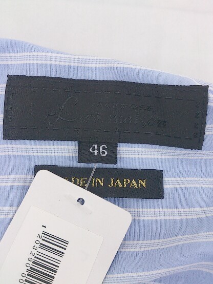 ◇ ◎ JACKROSE ジャックローズ luv maison 長袖 シャツ サイズ46 ブルー系 メンズの画像4