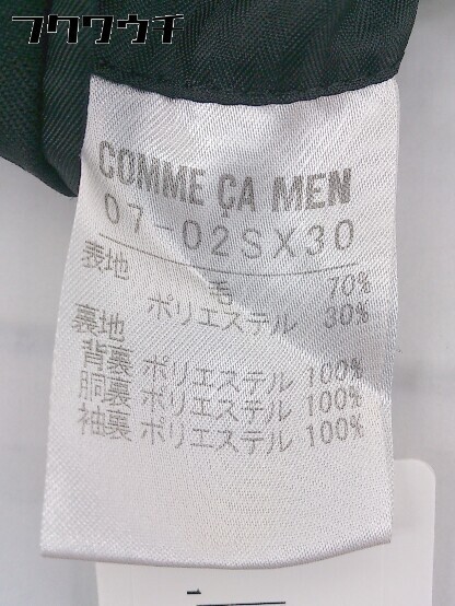◇ COMME CA MEN COMME CA DU MODE 2B シングル 長袖 テーラードジャケット サイズ46 ブラック メンズ_画像5