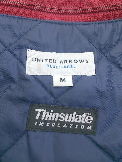 ◇ ◎ UNITED ARROWS BLUE LABEL ユナイテッドアローズブルーレーベル ライナー付 長袖 コート サイズM ネイビー メンズ_画像4