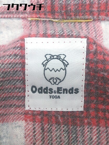 ◇ TOGA Odds&Ends トーガ オッズアンドエンズ チェック　 長袖 シャツ サイズONE レッド　ホワイト メンズ_画像4