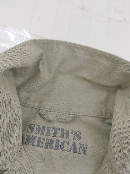 ◇ ◎ SMITH'S AMERICAN スミス アメリカン 長袖 ジャケット サイズ2 ベージュ系 メンズ_画像7
