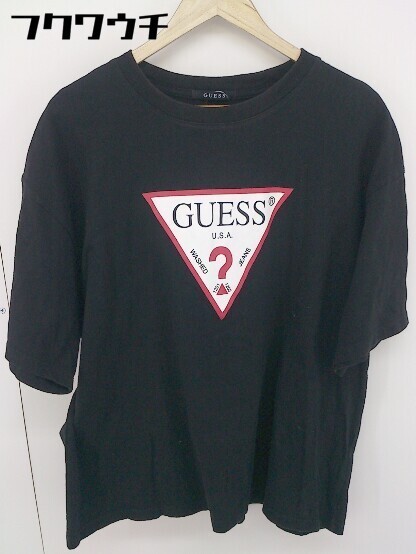* GUESSge Sprint короткий рукав футболка cut and sewn размер M черный мужской 
