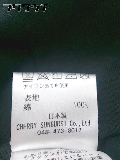 ◇ Cherry Sunburst チェリーサンバースト スタッズ 半袖 Tシャツ カットソー サイズ 46 ブラック メンズ_画像6