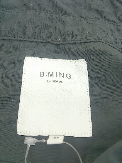 ◇ B:MING LIFE STORE by BEAMS ビーミングライフストアバイビームス 長袖 シャツ ジャケット サイズM グレー メンズ_画像4