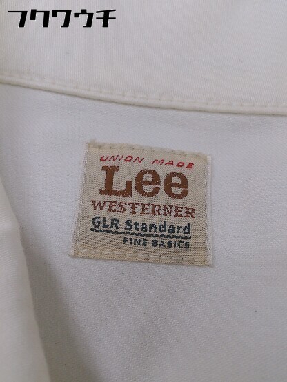 ◇ Lee リー×green label relaxing UNITED ARROWS ロゴ 長袖 ジャケット サイズS アイボリー メンズの画像4