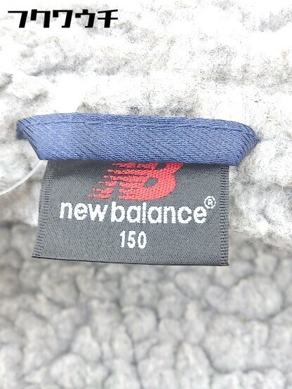 ■ NEW BALANCE ニューバランス キッズ 裏ボア 長袖 ベンチ コート サイズ150 ネイビー メンズ_画像7