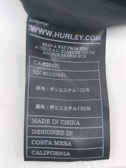 ◇ Hurley ハーレー 総柄 長袖 ジップアップ ジャケット サイズS グレー系 マルチ メンズの画像5