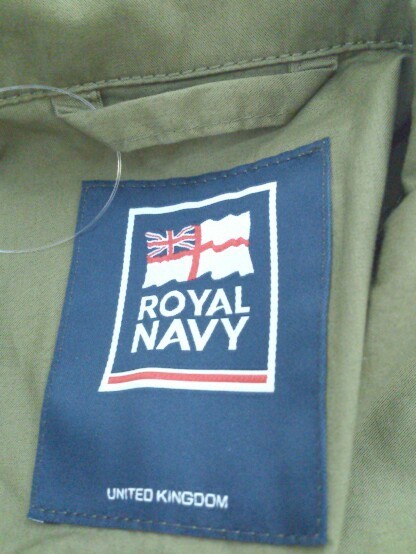 ◇ ROYAL NAVY ロイヤル ネイビー ミリタリー 半袖 シャツ サイズM カーキ メンズ_画像4