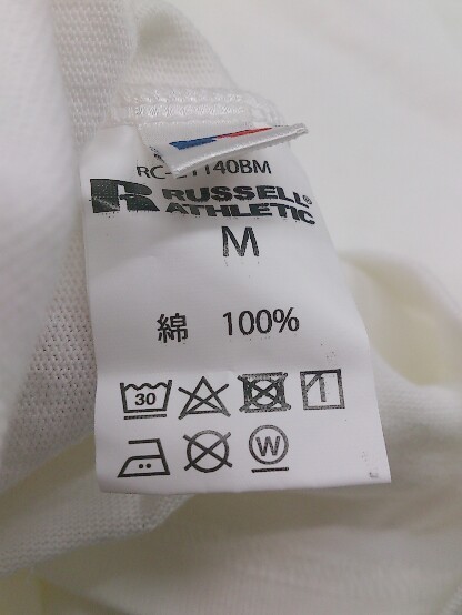 ◇ RUSSELL ATHLETIC × B:MING by BEAMS 半袖 Tシャツ カットソー サイズM オフホワイト メンズ_画像5