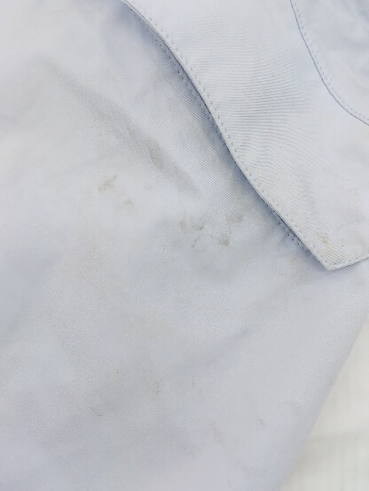 ◇ DESCENTE デサント 裾ジップ レイヤード ナイロン パンツ サイズ L ライトブルー ブラック メンズの画像7