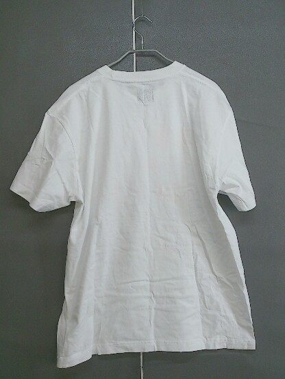 ◇ BAMBOO SHOOTS バンブーシュート 丸首 半袖 Tシャツ カットソー サイズL ホワイト メンズ_画像3