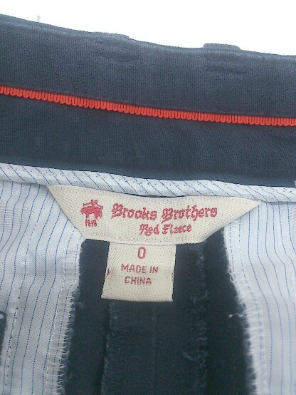 ◇ BROOKS BROTHERS ブルックス ブラザーズ ストレッチ パンツ サイズ0 ネイビー メンズ P_画像4