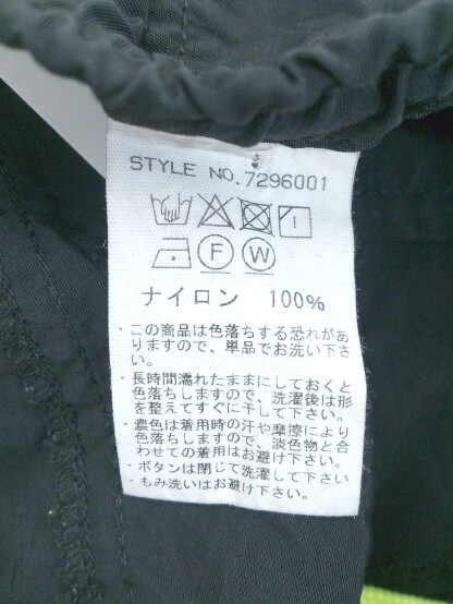◇ MANASTASH マナスタッシュ ショート ナイロン パンツ サイズS ブラック メンズの画像5
