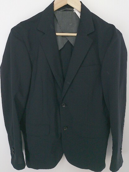 * URBAN RESEARCH DOORS 2B необшитый на спине TRABEST длинный рукав tailored jacket размер 38 темно-синий мужской P