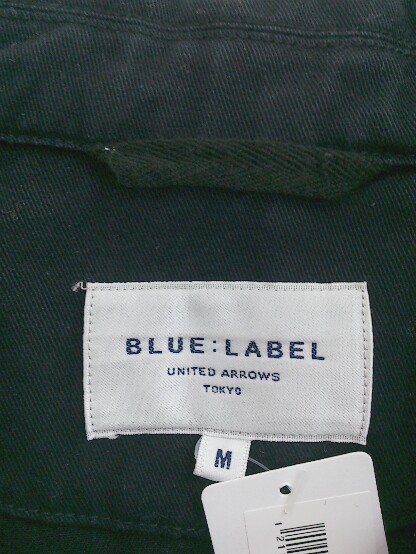 ◇ UNITED ARROWS BLUE LABEL ユナイテッドアローズブルーレーベル 長袖 ジャケット サイズM ブラック メンズ P_画像4