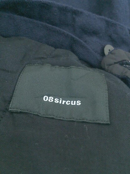 ◇ 08sircus 08サーカス ウール スラックスパンツ サイズ1/46 ネイビー メンズ_画像4