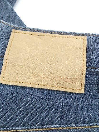 ◇ BACK NUMBER バックナンバー ストレッチ デニム ジーンズ パンツ サイズL ネイビー メンズ P_画像4