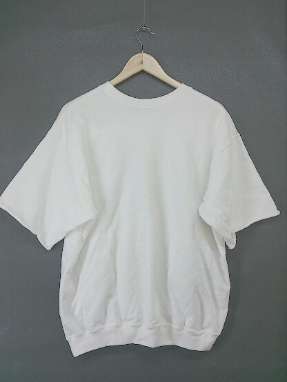 ◇ BEAUTY & YOUTH UNITED ARROWS フロントプリント 半袖 Tシャツ カットソー サイズM オフホワイト グリーン メンズ_画像3