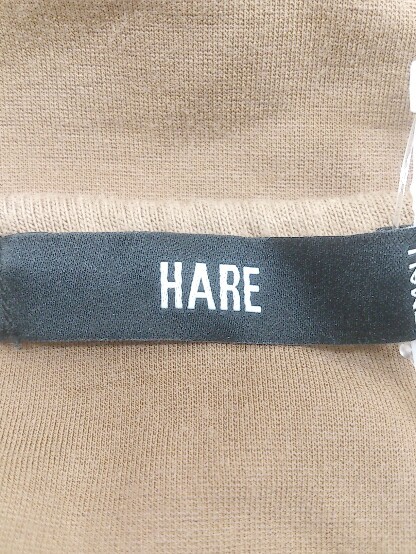 ◇ HARE ハレ ハーフジップ 長袖 プルオーバー サイズS ブラウン メンズ P_画像4