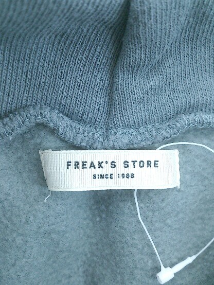◇ FREAK'S STORE フリークスストア 長袖 プルオーバー パーカー サイズ F ブルグレー メンズ_画像4