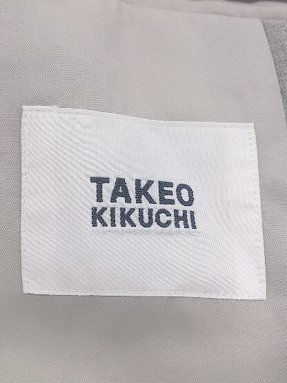 ◇ TAKEO KIKUCHI タケオキクチ 長袖 ジャケット サイズ3 グレー メンズ P_画像4