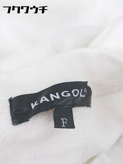 ◇ KANGOL カンゴール MONO-MART モノマート 長袖 トレーナー サイズF ホワイト メンズ_画像4