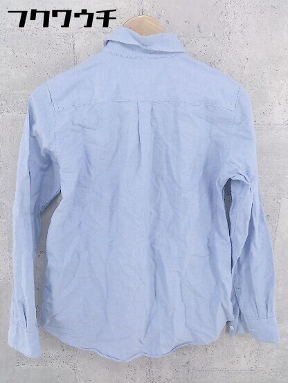 ◇ EFILEVOL エフィレボル 長袖 シャツ サイズ1 ブルー系 メンズ_画像3