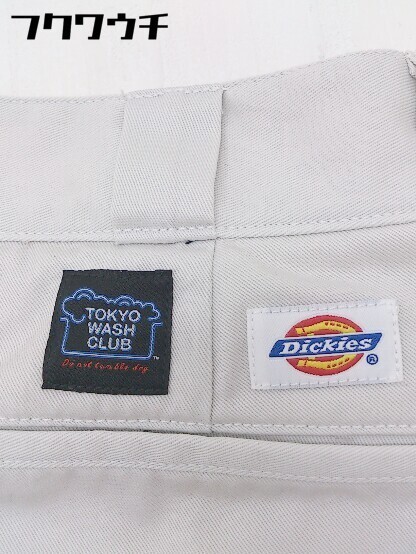 ◇ Dickies ディッキーズ タックパンツ サイズ28 ライトグレー メンズ_画像4
