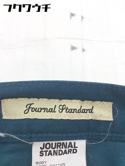 ◇ JOURNAL STANDARD ジャーナルスタンダード コットン パンツ サイズL ブルー系 メンズ_画像4