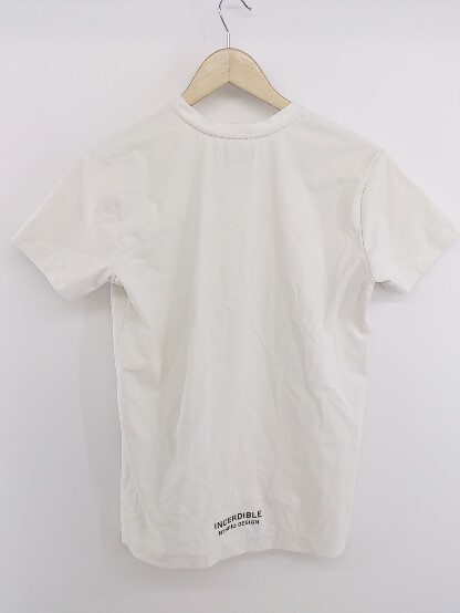 ◇ AKM wjk ダブルジェイケイ × brown bunny 半袖 Tシャツ カットソー サイズS ホワイト系 メンズ P_画像3