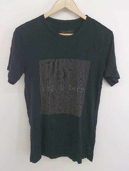 ◇ rag & bone ラグ＆ボーン 半袖 Tシャツ カットソー サイズXS ブラック レディース メンズ P_画像2