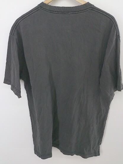 ◇ kha:ki カーキ プリント 七分袖 Tシャツ カットソー サイズXL グレー系 メンズ P_画像3