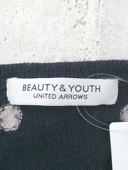 ◇ BEAUTY&YOUTH UNITED ARROWS 長袖 セーター ネイビー レディース_画像4
