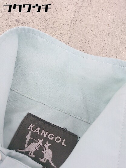 ◇ KANGOL カンゴール 長袖 シャツ サイズF ブルー レディース_画像8