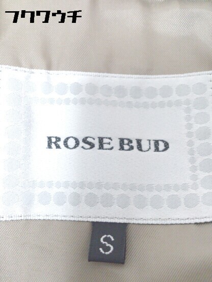 ◇ ROSE BUD ローズバッド 長袖 ステンカラー コート Sサイズ ベージュ レディース_画像4