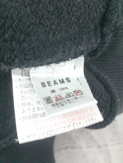 ◇ BEAMS ビームス ボタン 長袖 トレーナー ブラック レディースの画像5