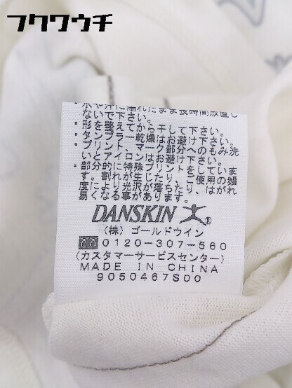◇ DANSKIN ダンスキン プリント タンクトップ Lサイズ アイボリー系 レディース_画像6