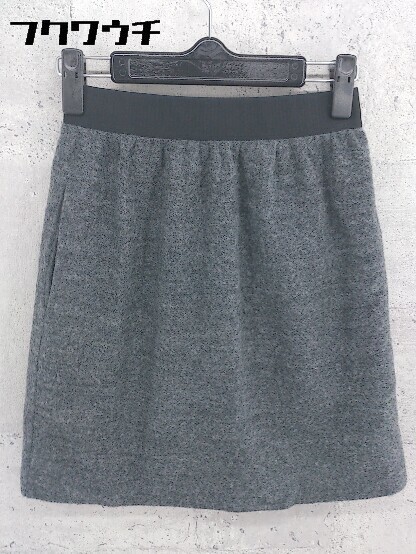 * ANNA SUI Anna Sui талия резина Mini узкая юбка 2 серый * 1002798808133