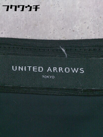 ◇ UNITED ARROWS ユナイテッドアローズ 膝丈 タイト スカート 40サイズ ブラック レディース_画像4