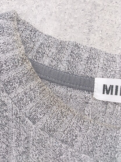 ◇ MILKFED ミルクフェド ノースリーブ ロング ワンピース サイズ ONE SIZE グレー レディース_画像5