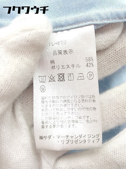 ◇ Maker's Shirt 鎌倉 バンドカラー 長袖 シャツ 9 ライトブルー * 1002800180530_画像5