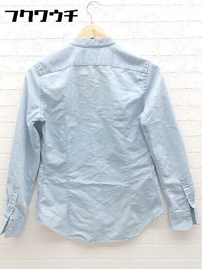 ◇ Maker's Shirt 鎌倉 バンドカラー 長袖 シャツ 9 ライトブルー * 1002800180530_画像3