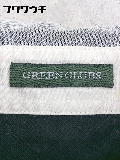 ◇ GreenClubs グリーンクラブ ストライプ 鹿の子 半袖 ポロシャツ 3 ブラック ホワイト グレー * 1002799977876_画像4