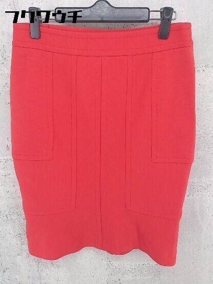 * DKNY Donna Karan New York колени длина узкая юбка 4 красный * 1002799963121