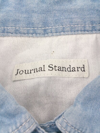 ◇ JOURNAL STANDARD ジャーナルスタンダード 長袖 シャツ ブルー レディース_画像4