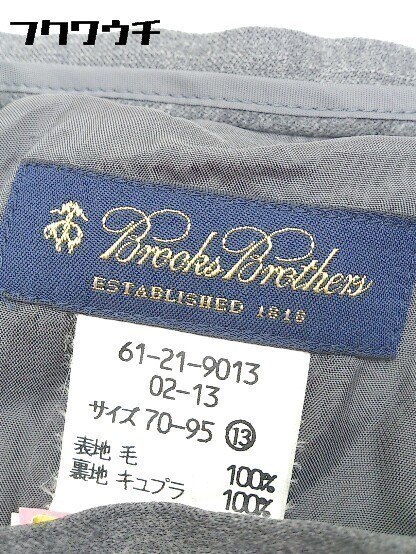 ◇ Brooks Brothers ブルックスブラザーズ サイドジップ 膝丈 プリーツ スカート 70-95 グレー * 1002799481519_画像4